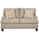 Almanza - Wheat - Loveseat-Washburn's Home Furnishings