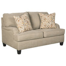 Almanza - Wheat - Loveseat-Washburn's Home Furnishings