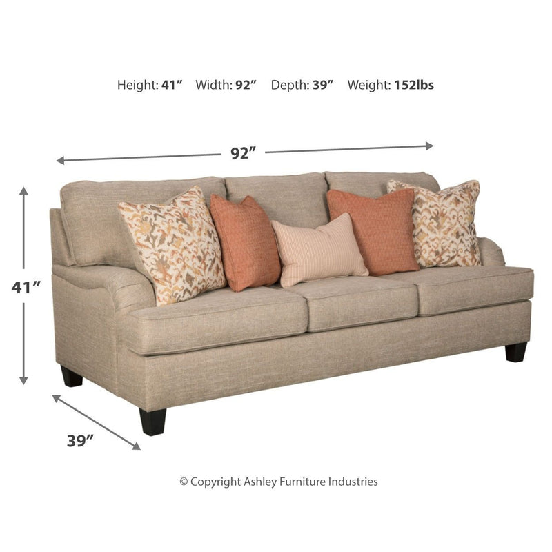 Almanza - Wheat - Sofa-Washburn's Home Furnishings