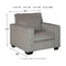 Altari - Alloy - 2 Pc. - Chair With Ottoman-Washburn's Home Furnishings