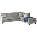 Altari - Alloy - Left Arm Facing Full Sofa Sleeper 2 Pc Sectional-Washburn's Home Furnishings