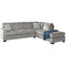 Altari - Alloy - Left Arm Facing Full Sofa Sleeper 2 Pc Sectional-Washburn's Home Furnishings