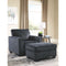 Altari - Dark Gray - Ottoman-Washburn's Home Furnishings