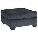 Altari - Dark Gray - Oversized Accent Ottoman-Washburn's Home Furnishings