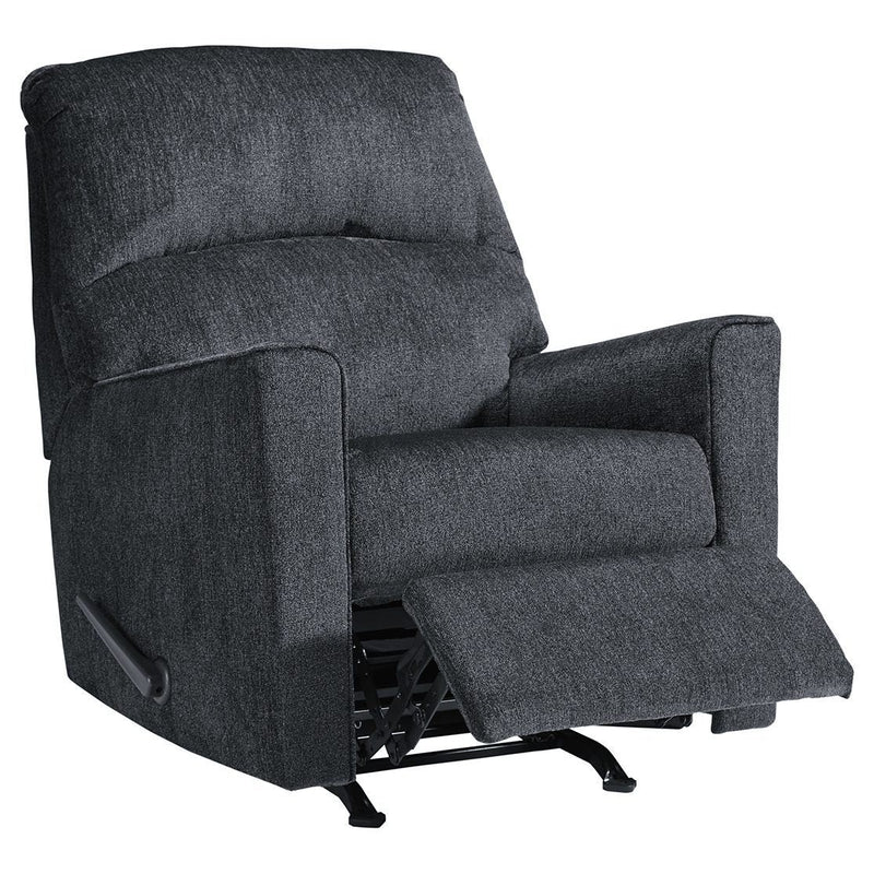 Altari - Dark Gray - Rocker Recliner-Washburn's Home Furnishings