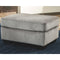 Altari - Light Gray - Ottoman-Washburn's Home Furnishings