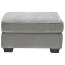 Altari - Light Gray - Oversized Accent Ottoman-Washburn's Home Furnishings