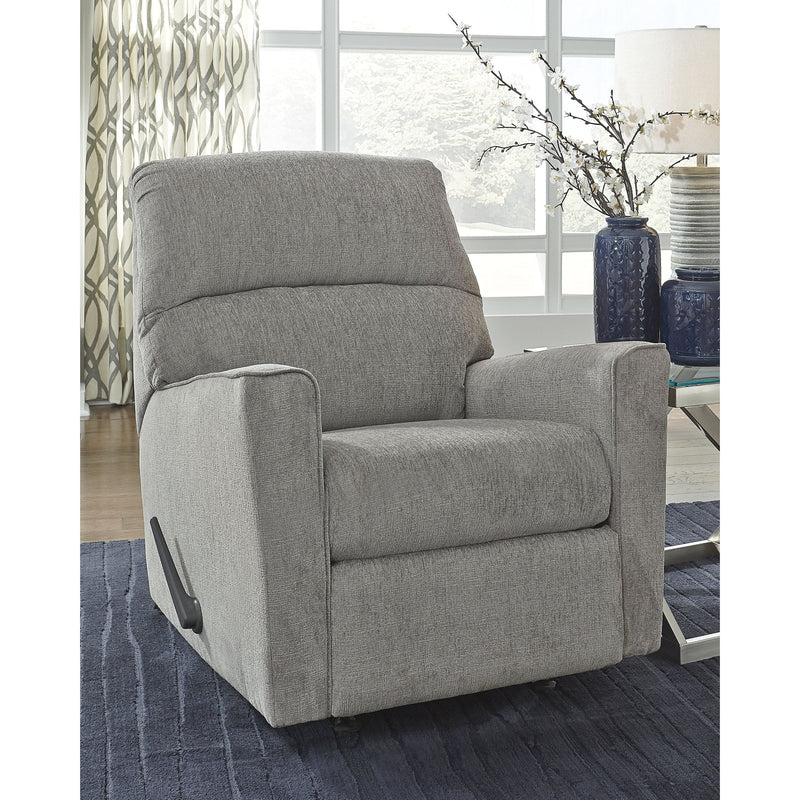 Altari - Light Gray - Rocker Recliner-Washburn's Home Furnishings