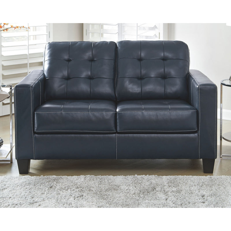 Altonbury - Blue - Loveseat-Washburn's Home Furnishings