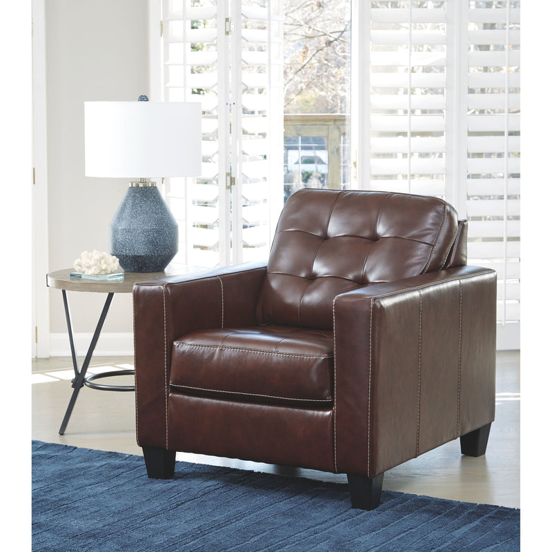 Altonbury - Walnut - 2 Pc. - Chair With Ottoman-Washburn's Home Furnishings