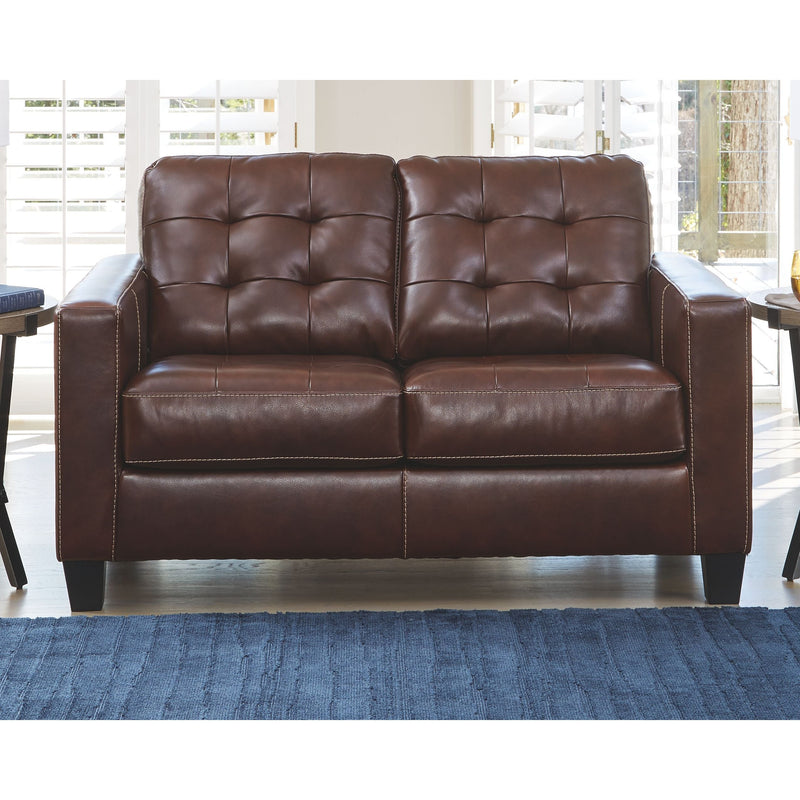 Altonbury - Walnut - Loveseat-Washburn's Home Furnishings