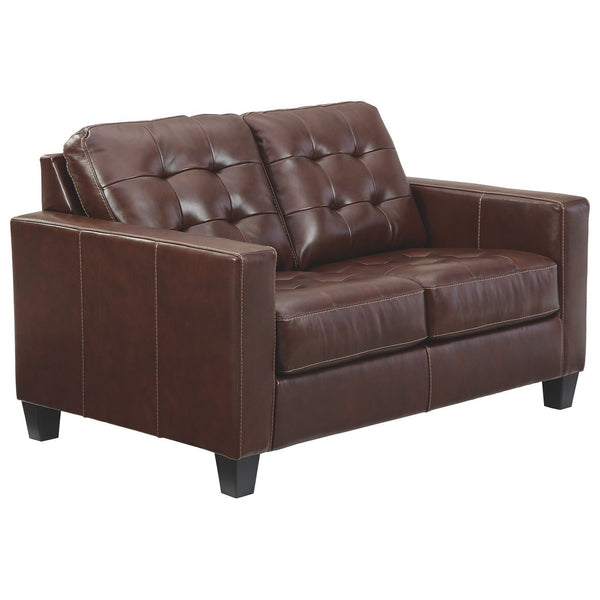 Altonbury - Walnut - Loveseat-Washburn's Home Furnishings