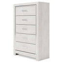 Altyra - White - Five Drawer Chest-Washburn's Home Furnishings