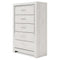 Altyra - White - Five Drawer Chest-Washburn's Home Furnishings