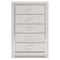 Altyra - White - Five Drawer Chest-Washburn's Home Furnishings