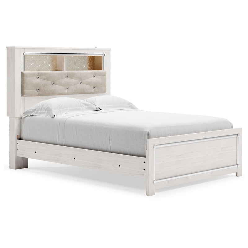 Altyra - White - Full Panel Bookcase Bed-Washburn's Home Furnishings