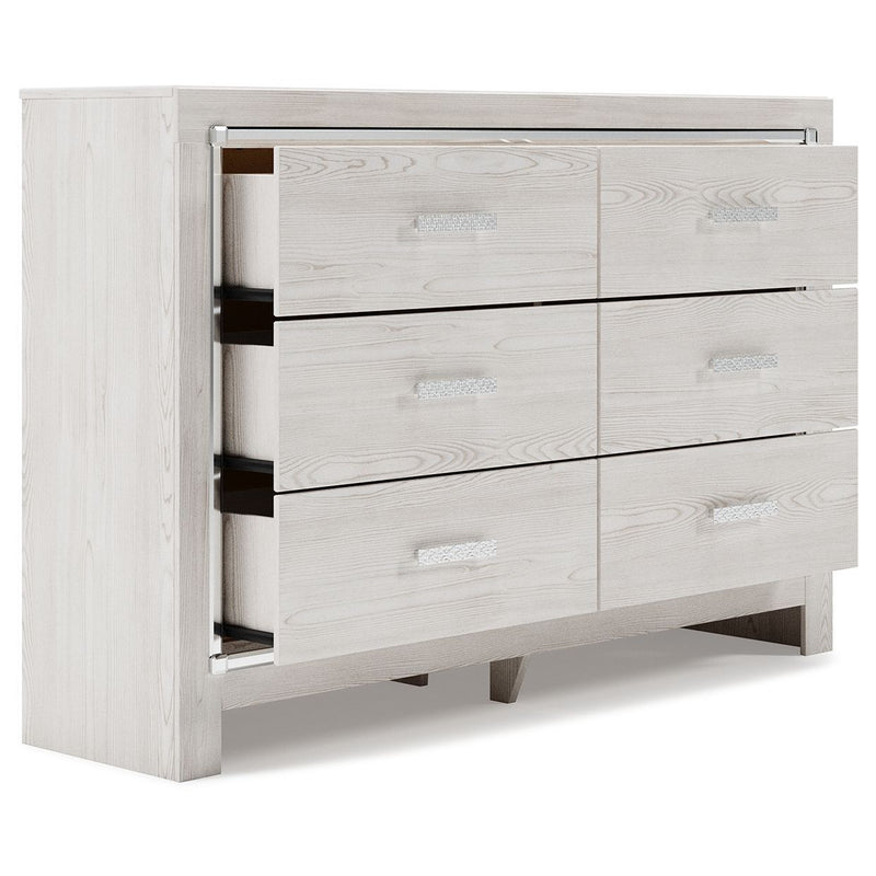 Altyra - White - Six Drawer Dresser-Washburn's Home Furnishings