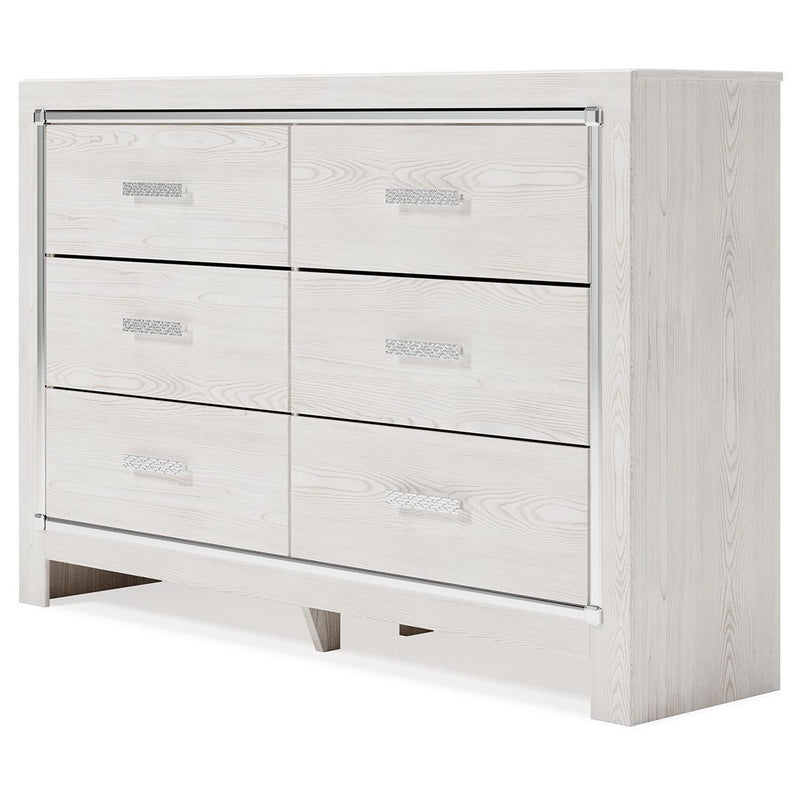 Altyra - White - Six Drawer Dresser-Washburn's Home Furnishings