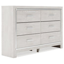 Altyra - White - Six Drawer Dresser-Washburn's Home Furnishings