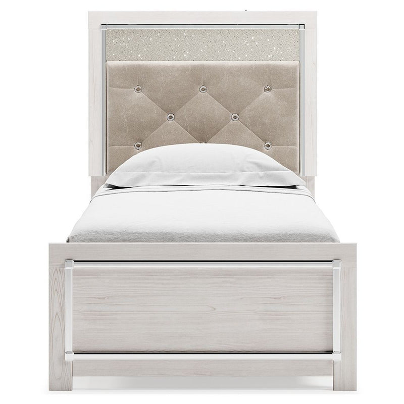 Altyra - White - Twin Panel Bed-Washburn's Home Furnishings