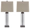 Alvaro - Clear/bronze Finish - Glass Table Lamp (2/cn)-Washburn's Home Furnishings