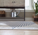 Alverno - White/blue - Large Rug-Washburn's Home Furnishings