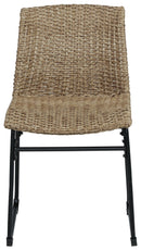 Amaris - Brown/black - Chair (2/cn)-Washburn's Home Furnishings