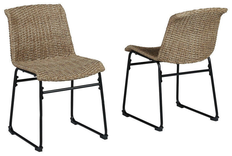 Amaris - Brown/black - Chair (2/cn)-Washburn's Home Furnishings