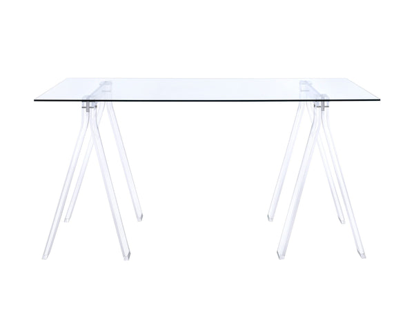 Amaturo - Writing Desk - Pearl Silver-Washburn's Home Furnishings