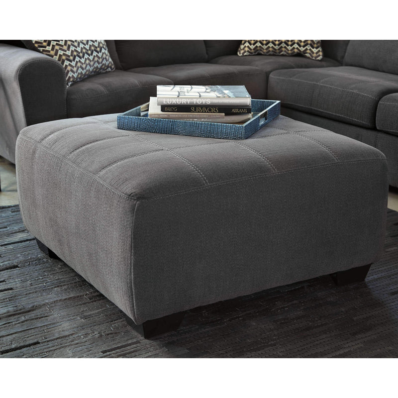 Ambee - Slate - Oversized Accent Ottoman-Washburn's Home Furnishings