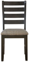 Ambenrock - Light Brown/black - Dining Uph Side Chair (2/cn)-Washburn's Home Furnishings