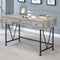 Analiese - Writing Desk - 30.5 - Wood And Metal - Pearl Silver-Washburn's Home Furnishings