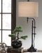 Anemoon - Black - Metal Table Lamp (1/cn)-Washburn's Home Furnishings