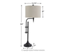 Anemoon - Black - Metal Table Lamp (1/cn)-Washburn's Home Furnishings