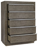 Anibecca - Weathered Gray - Five Drawer Chest-Washburn's Home Furnishings