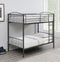 Anson - Twin Over Twin Bunk Bed With Ladder - Gray-Washburn's Home Furnishings