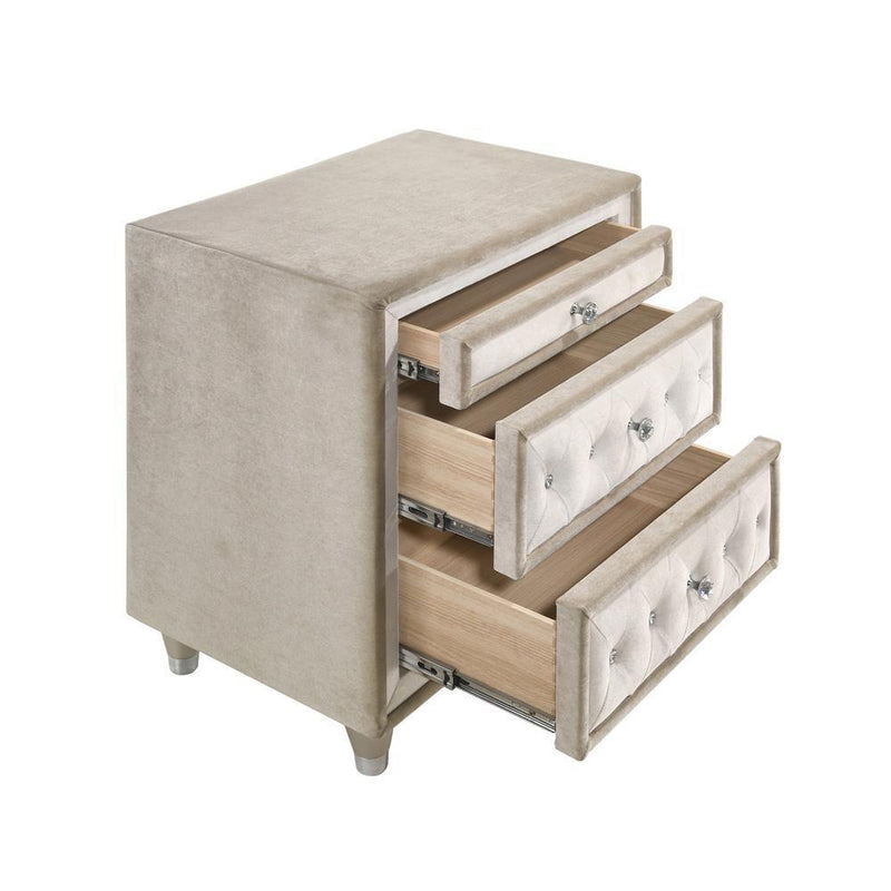 Antonella Collection - Beige - Nightstand-Washburn's Home Furnishings