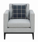 Apperson - Arm Chair - Pearl Silver-Washburn's Home Furnishings