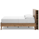 Aprilyn - Honey - Full Bookcase Bed-Washburn's Home Furnishings