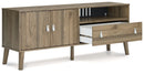 Aprilyn - Honey - Medium Tv Stand-Washburn's Home Furnishings