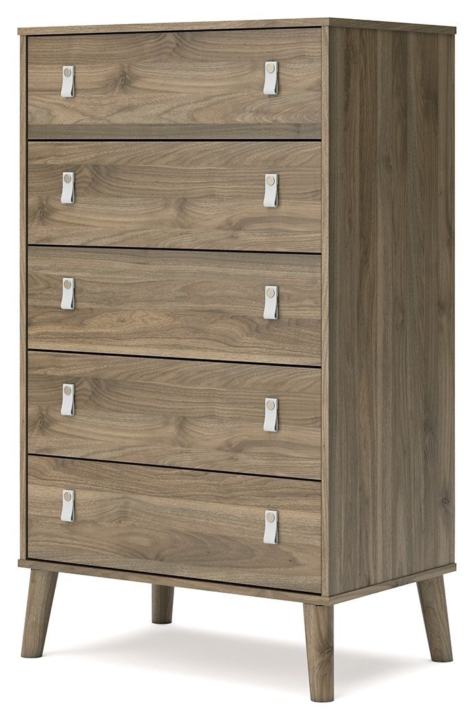 Aprilyn - Light Brown - Five Drawer Chest-Washburn's Home Furnishings