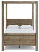 Aprilyn - Light Brown - Full Canopy Bed-Washburn's Home Furnishings