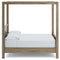 Aprilyn - Light Brown - Full Canopy Bed-Washburn's Home Furnishings