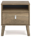 Aprilyn - Light Brown - One Drawer Night Stand-Washburn's Home Furnishings