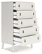 Aprilyn - White - Five Drawer Chest-Washburn's Home Furnishings