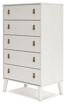 Aprilyn - White - Five Drawer Chest-Washburn's Home Furnishings