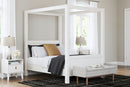 Aprilyn - White - Full Canopy Bed-Washburn's Home Furnishings