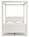 Aprilyn - White - Full Canopy Bed-Washburn's Home Furnishings