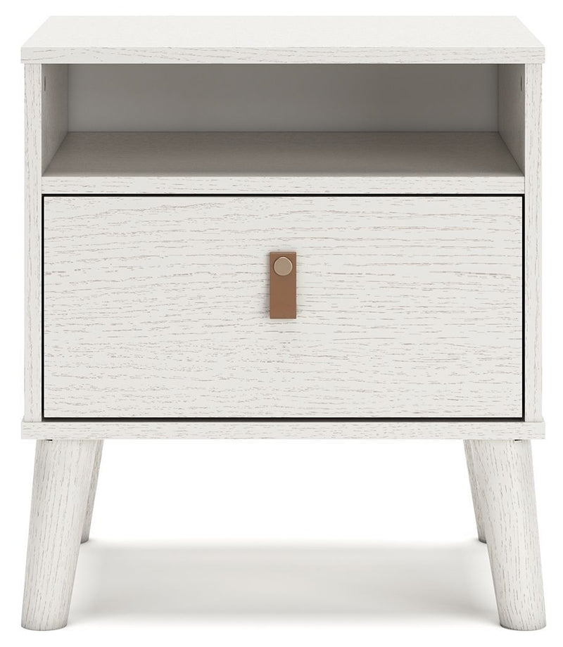 Aprilyn - White - One Drawer Night Stand-Washburn's Home Furnishings