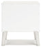 Aprilyn - White - One Drawer Night Stand-Washburn's Home Furnishings